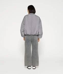 flared jogger jog denim
