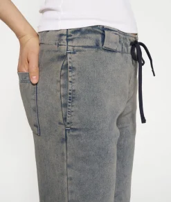 flared jogger jog denim