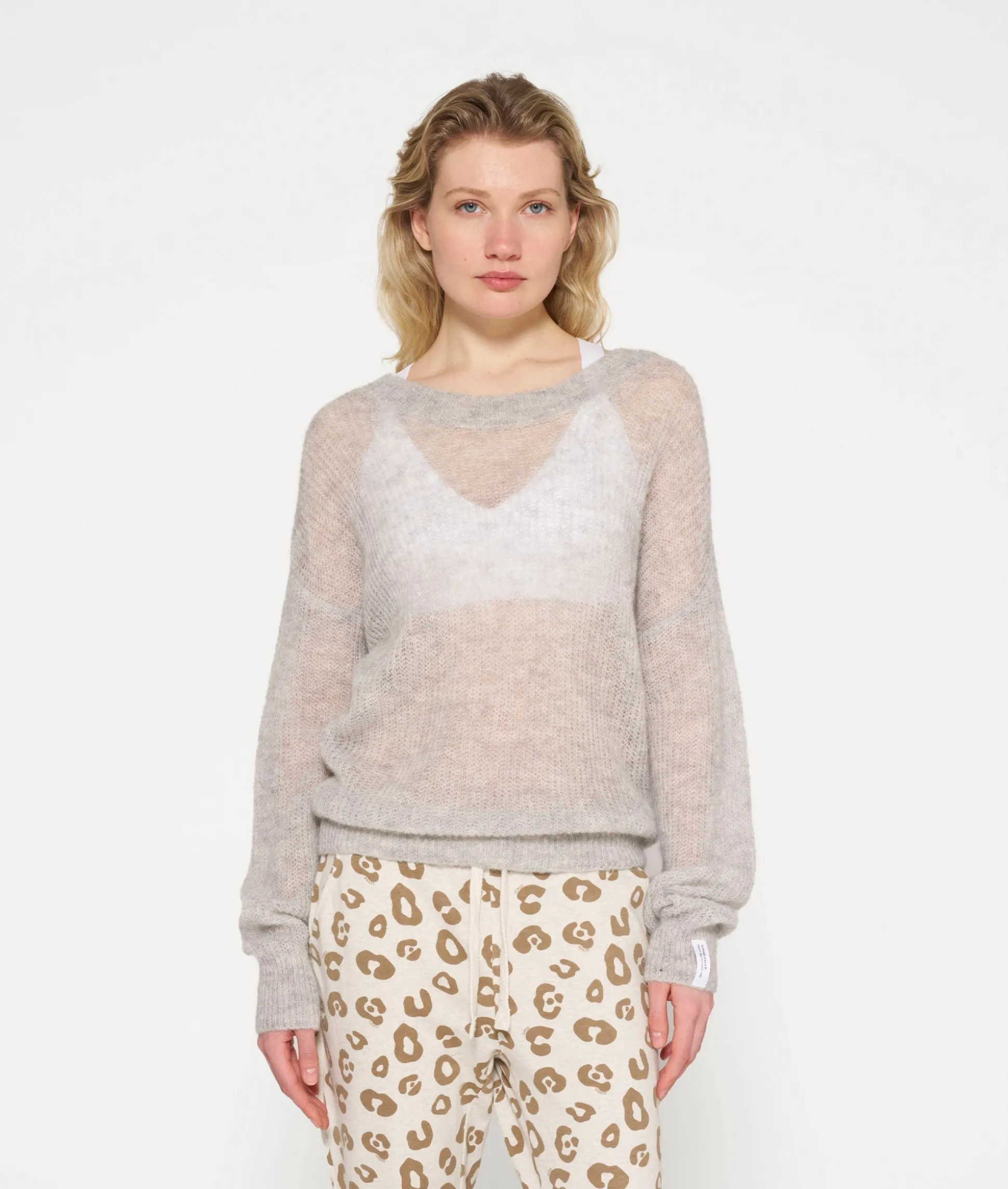 loose thin knit sweater