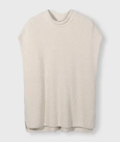 short sleeve boucle top