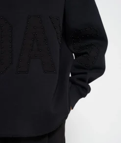 statement hoodie pearls