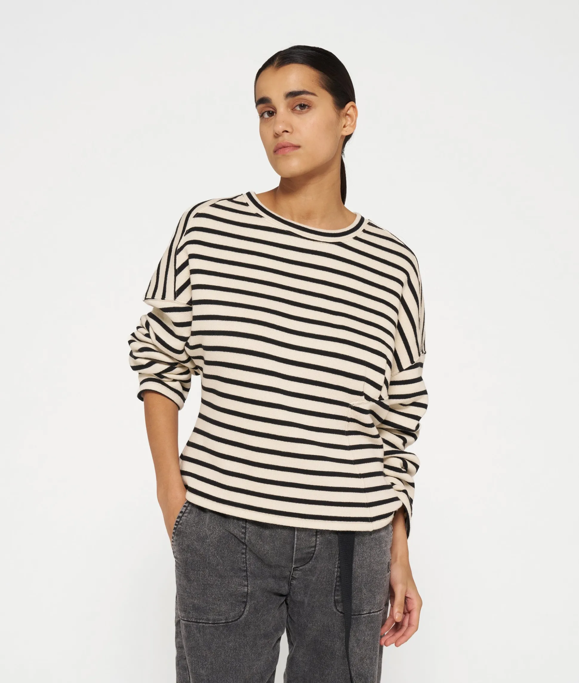 sweater smock stripes