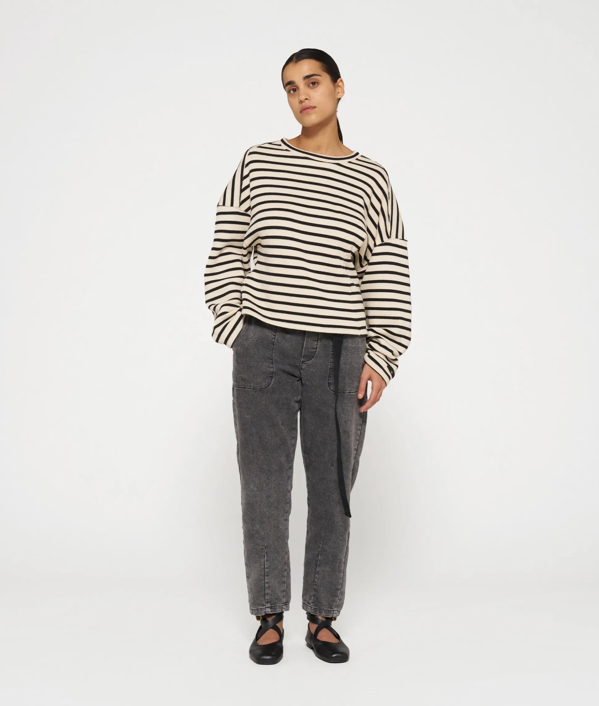 sweater smock stripes