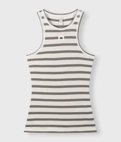 tank top rib stripes