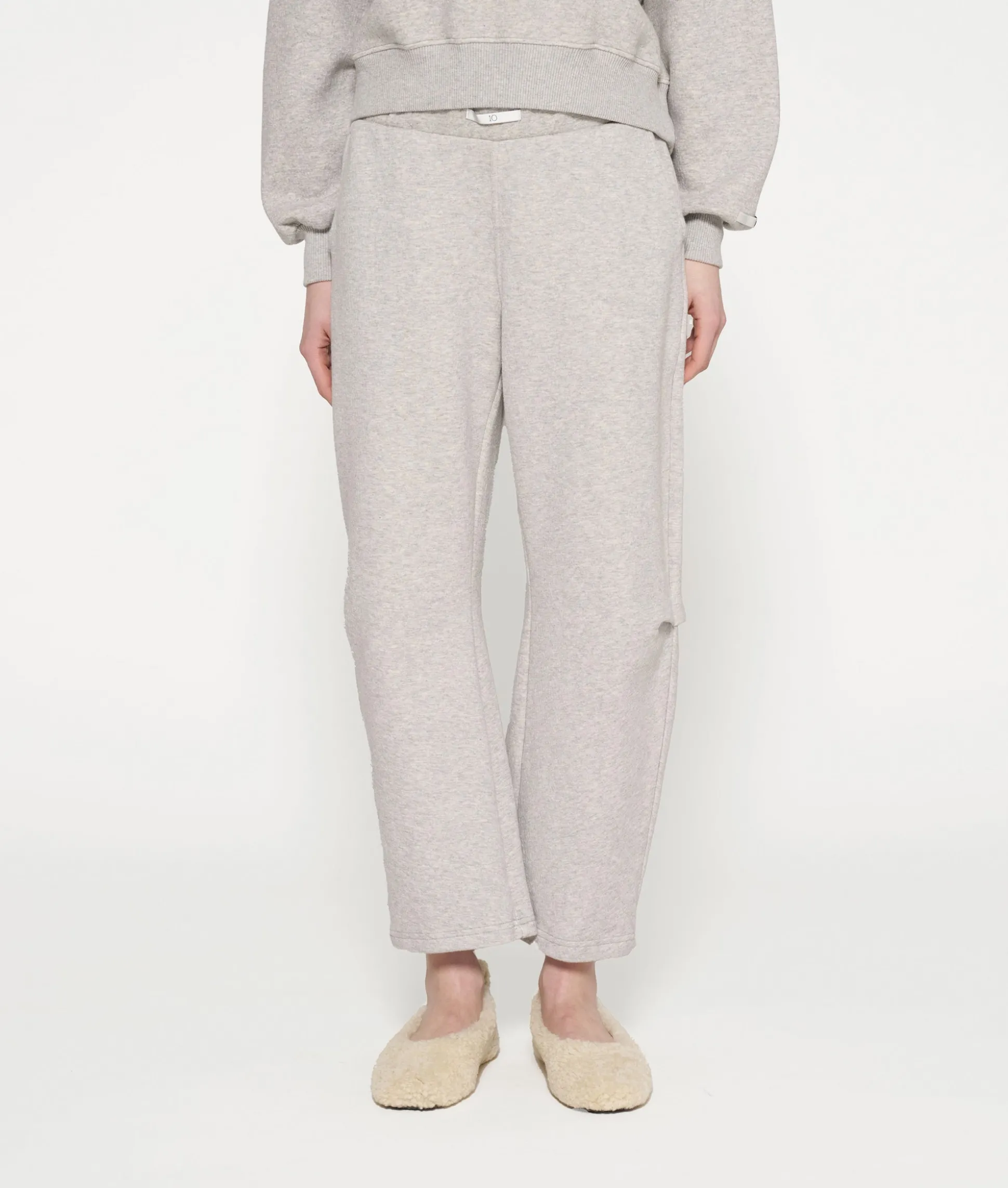 texture fleece jogger