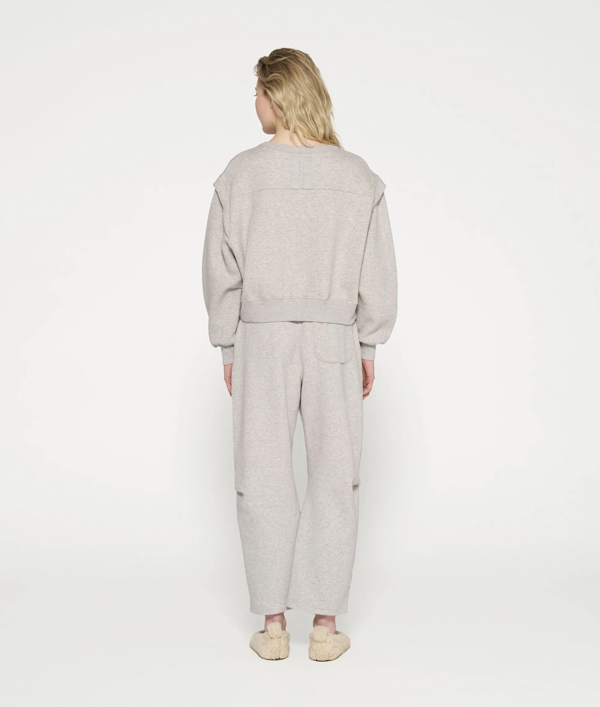texture fleece jogger