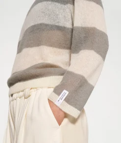 thin knit sweater stripes