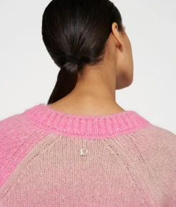 v-neck sweater gradient knit